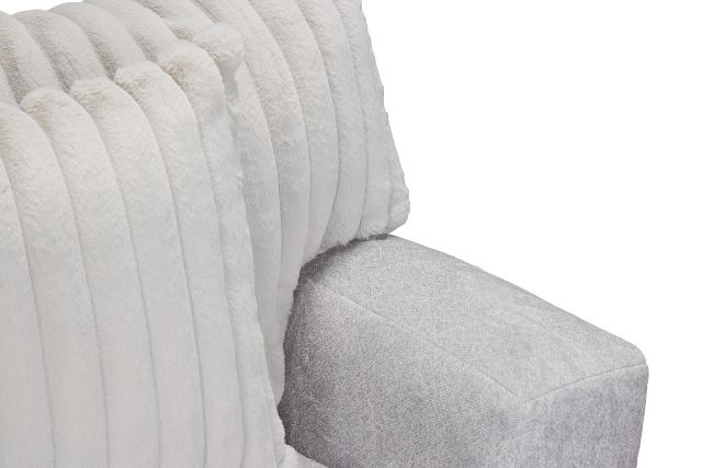 Kylie Light Gray Fabric Chair