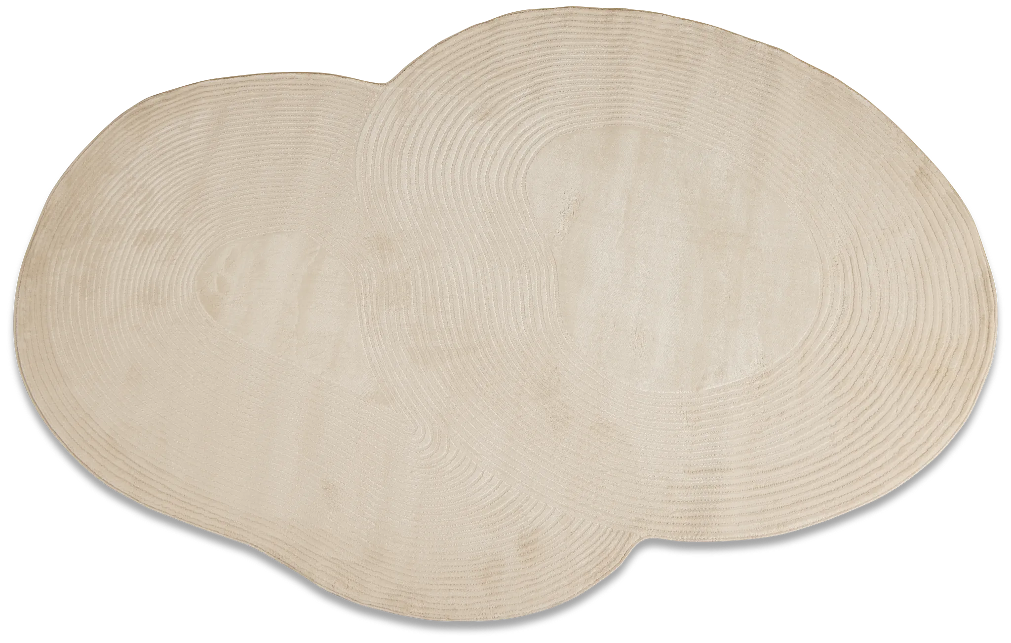 Anat White 6x9 Area Rug