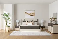 Sienna Two-tone Platform Bed