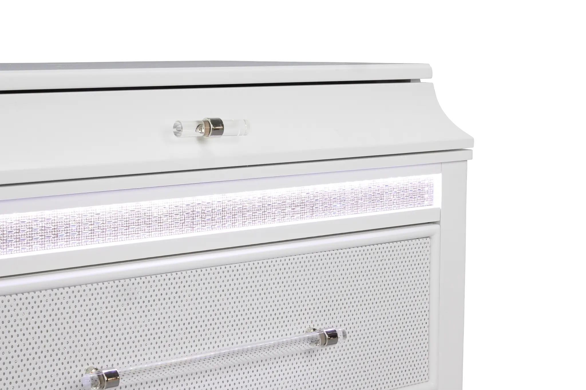 Milan White 2-drawer Nightstand Milan White 2-drawer Nightstand