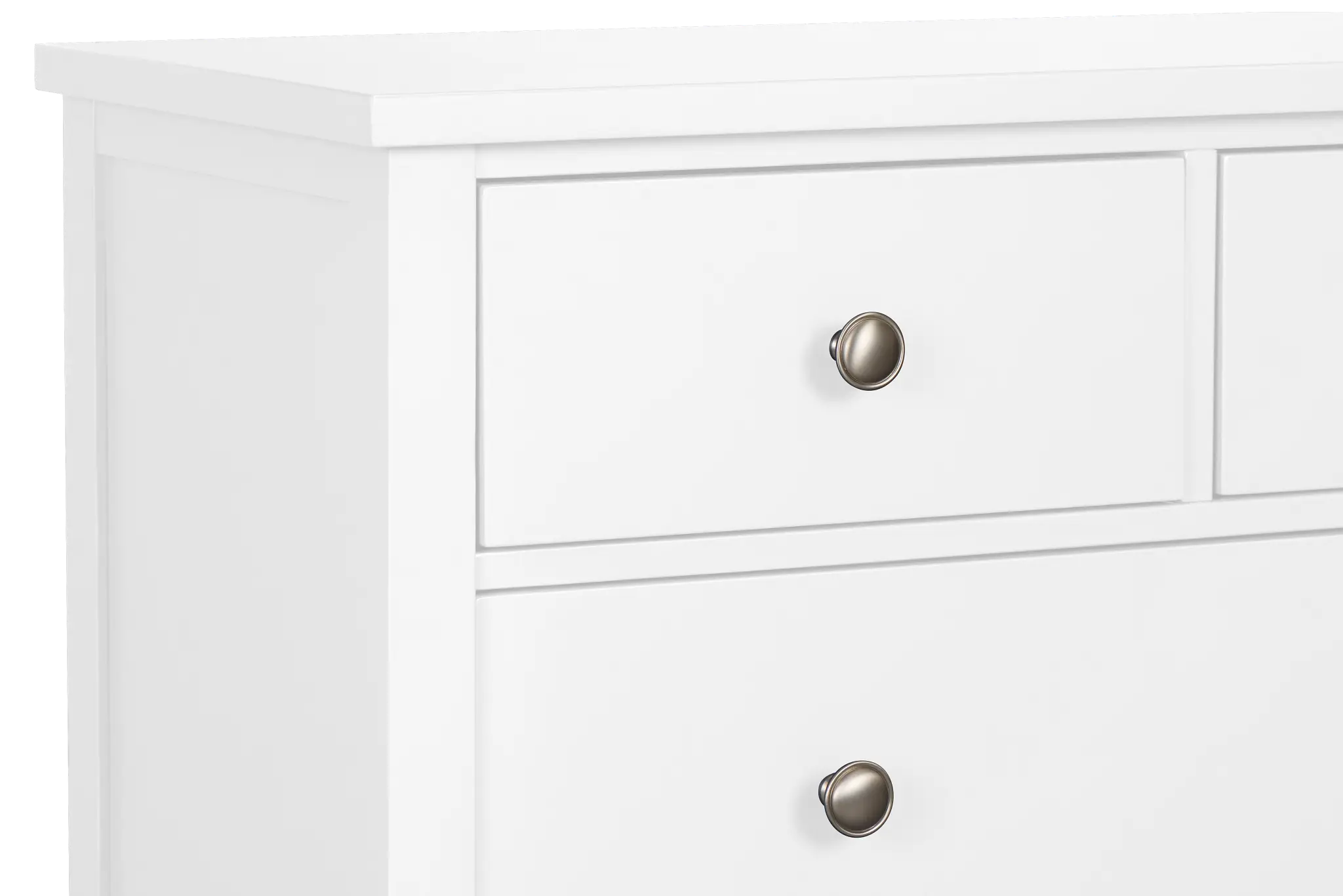 Charleston White 5-drawer Chest Charleston White 5-drawer Chest