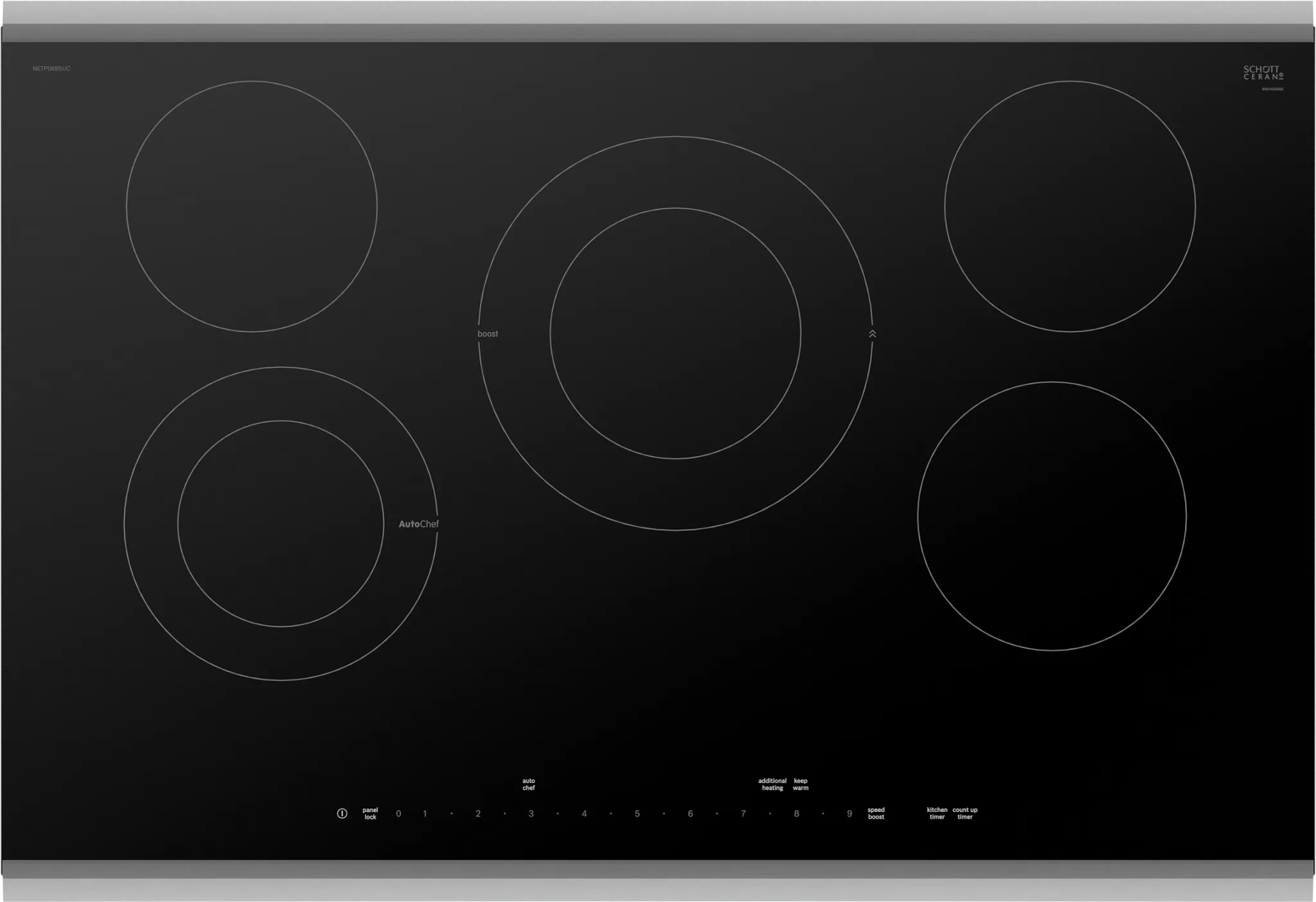 Benchmark Black 30" Electric Cook Top