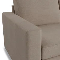 Citymod Beige Fabric Small Right Chaise Sectional