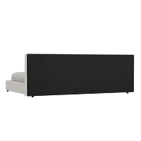 Grayton Gellar Beige 44" Upholstered Platform Bed