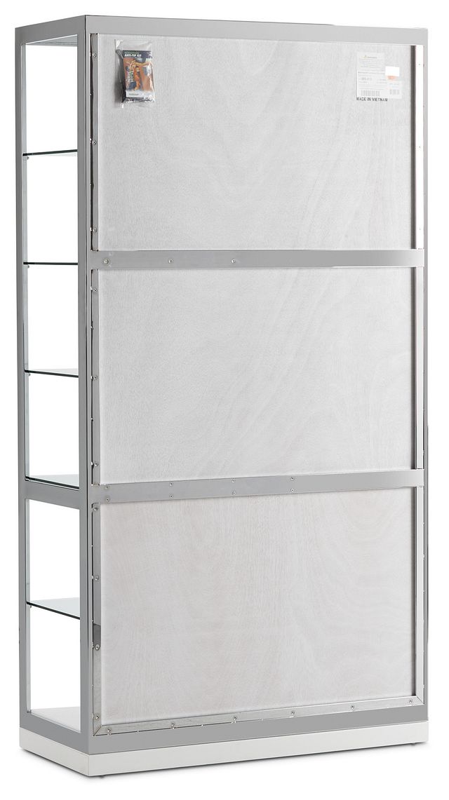 Ocean Drive White Stnl Steel Etagere