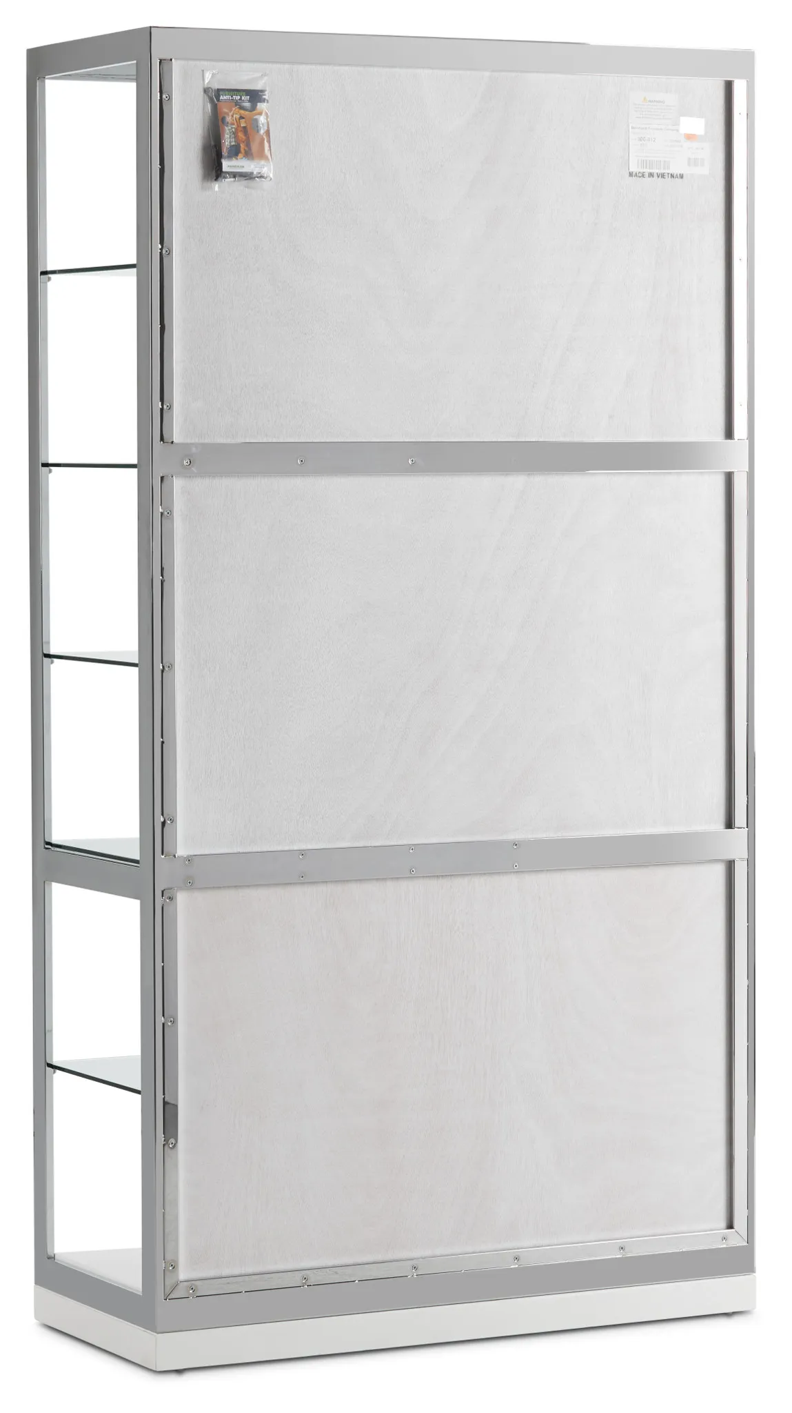 Ocean Drive White Stnl Steel Etagere