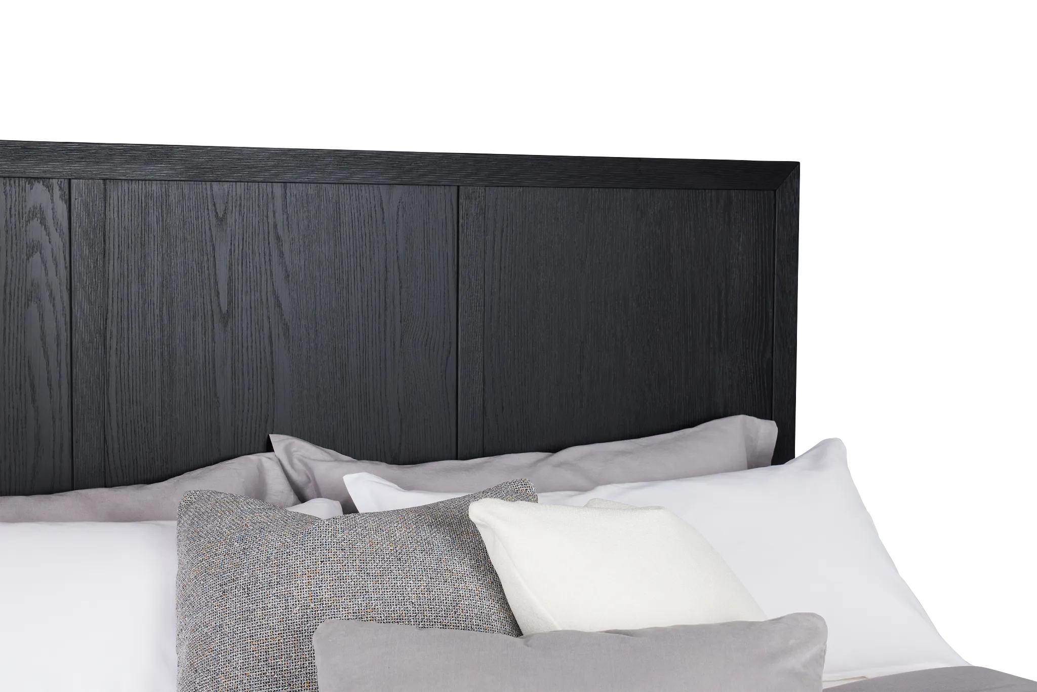 Alden Black Wood Platform Bed