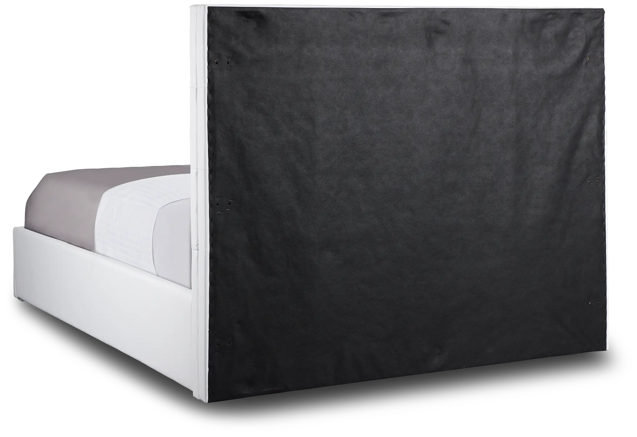 Doral White Uph Platform Bed Doral White Uph Platform Bed