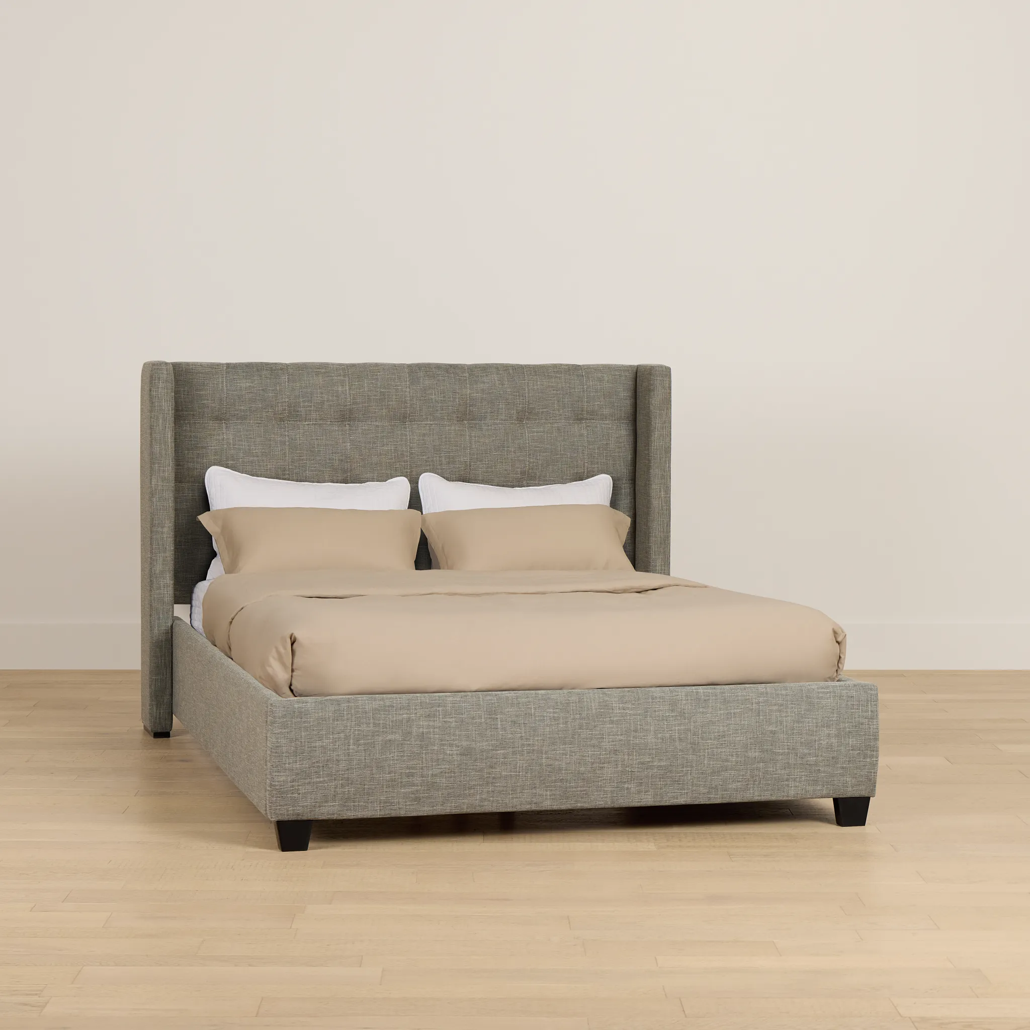 Chatham Gray Low Platform Bed