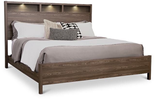 Warren Gray Panel Bed