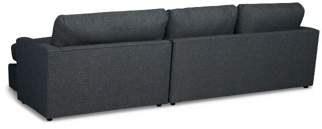 Noah Dark Gray Fabric Small Right Chaise Sectional