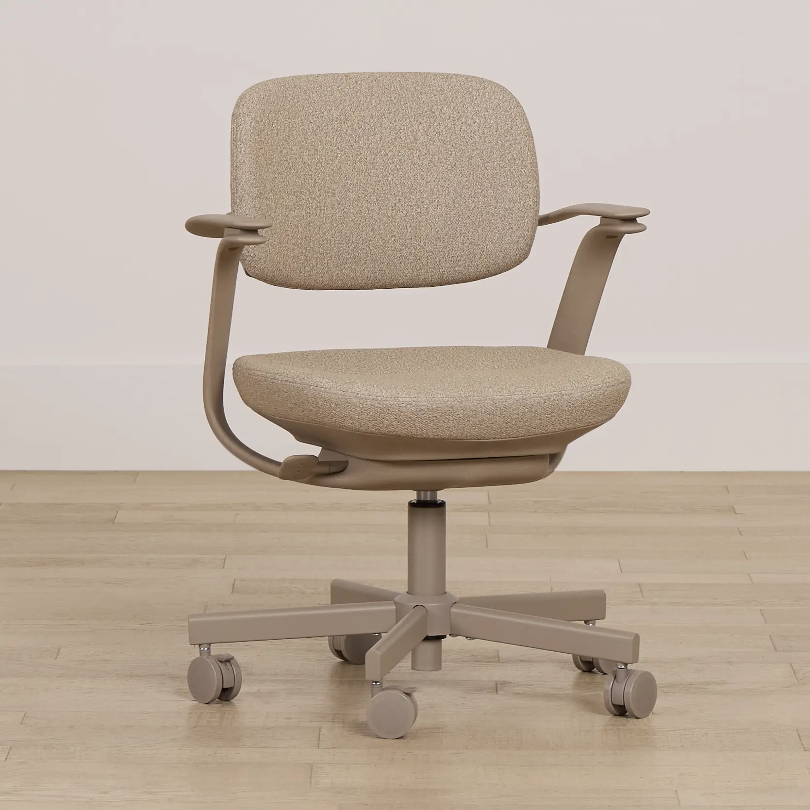 Belle Light Beige Upholstered Desk Chair Belle Light Beige Upholstered Desk Chair