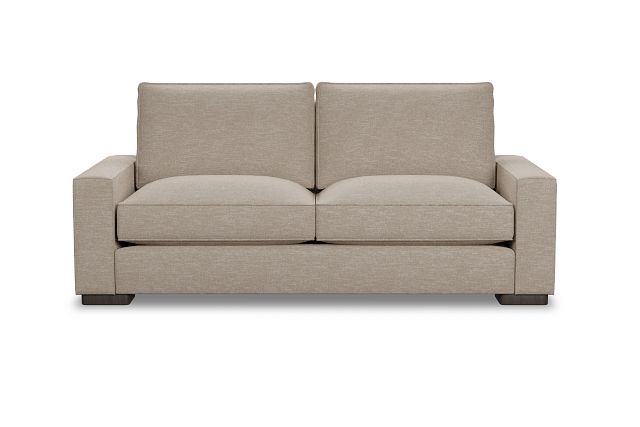 Edgewater Victory Taupe 84" Sofa W/ 2 Cushions