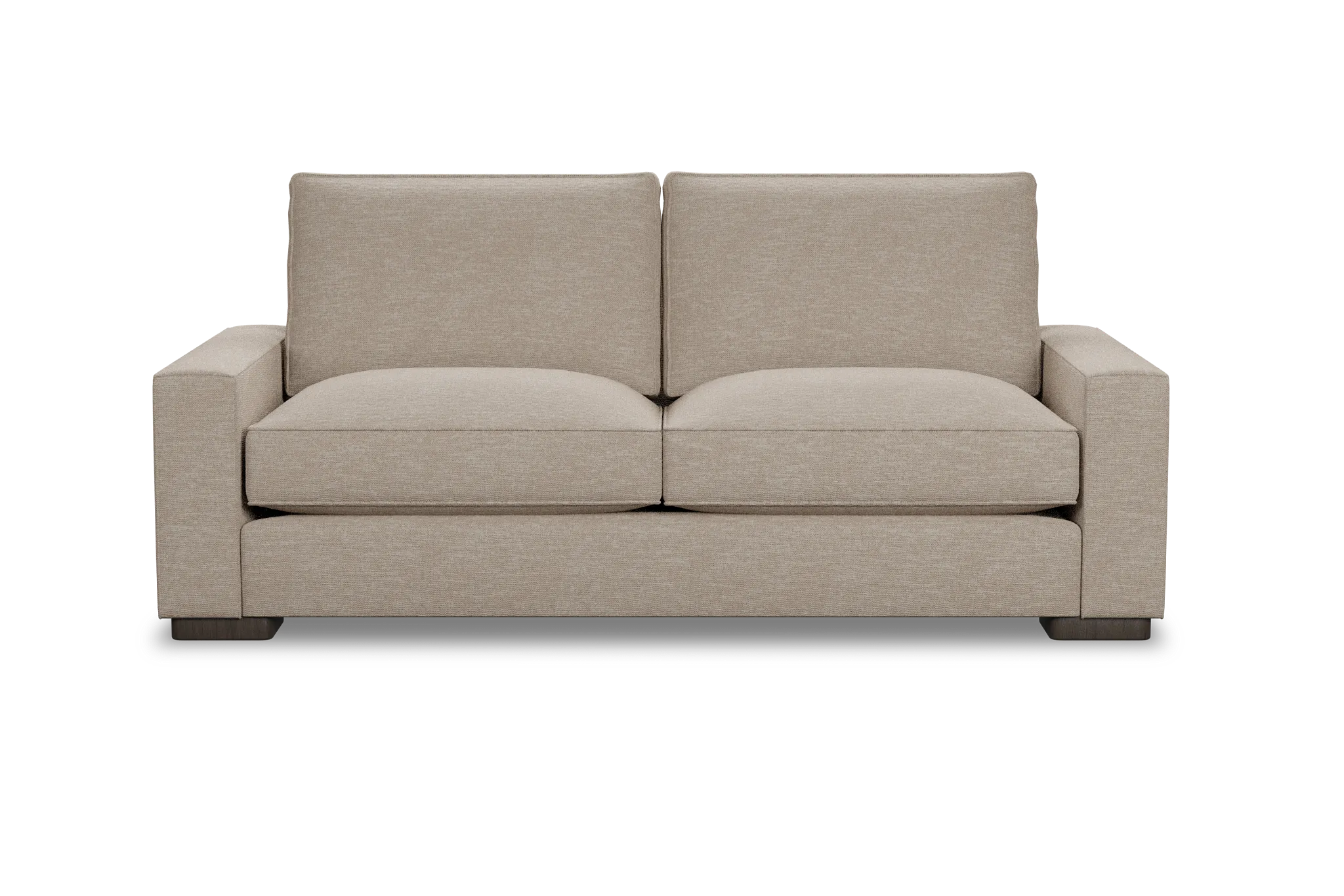Edgewater Victory Taupe 84" Sofa W/ 2 Cushions
