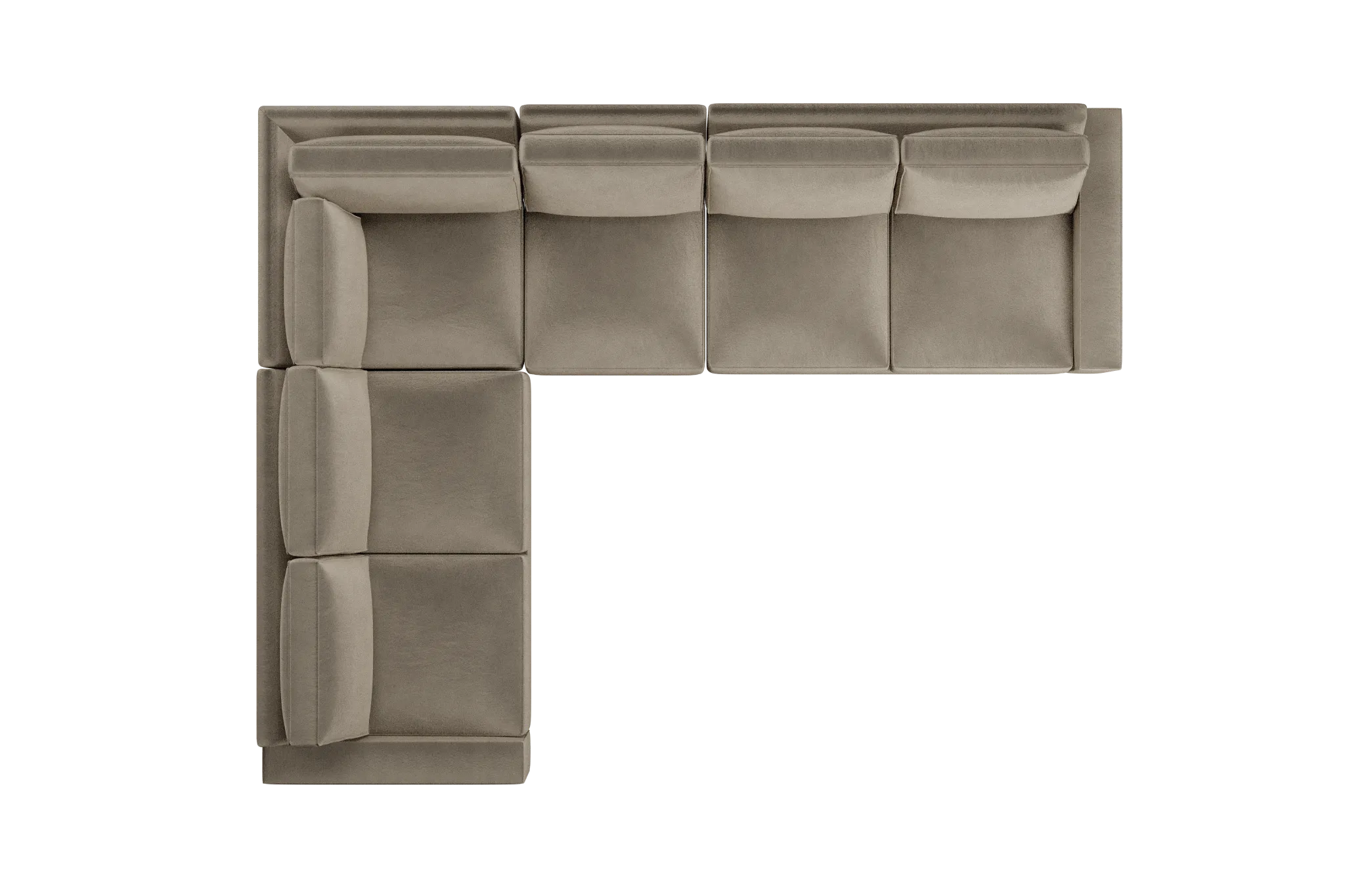 Edgewater Joya Beige Medium Two-arm Sectional