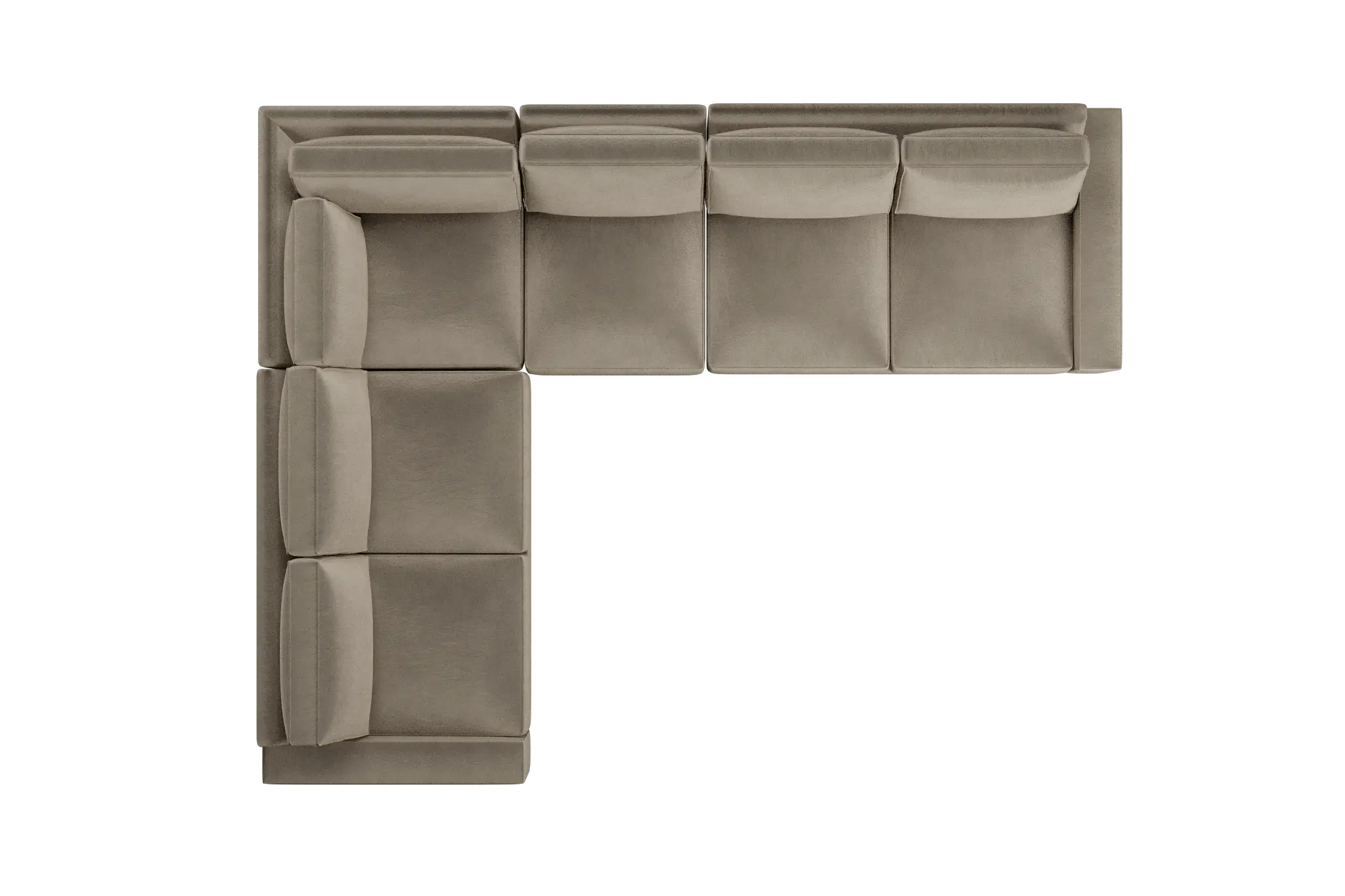 Edgewater Joya Beige Medium Two-arm Sectional Edgewater Joya Beige Medium Two-arm Sectional