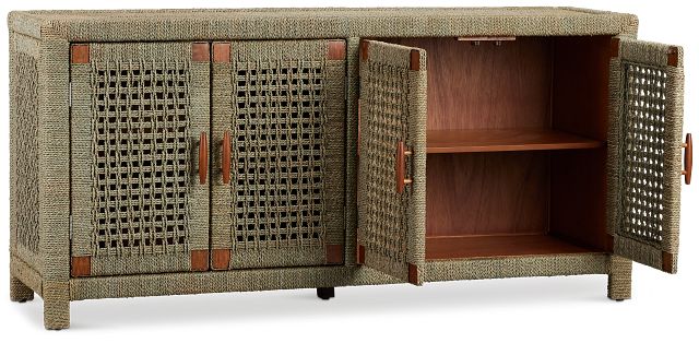 Costas Mid Tone Woven Cabinet