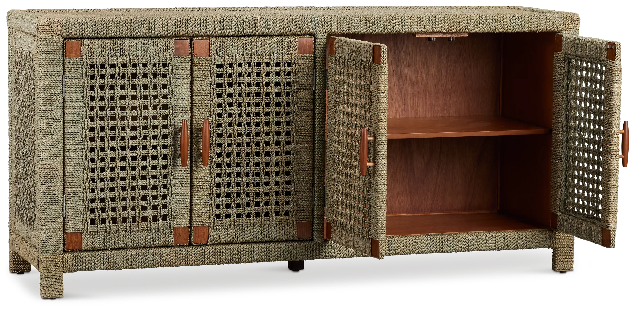 Costas Mid Tone Woven Cabinet