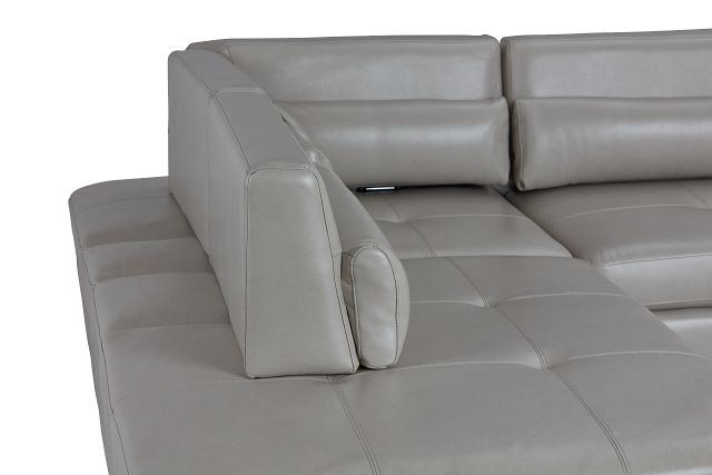 Alec Light Gray Micro Left Chaise Sectional (9)