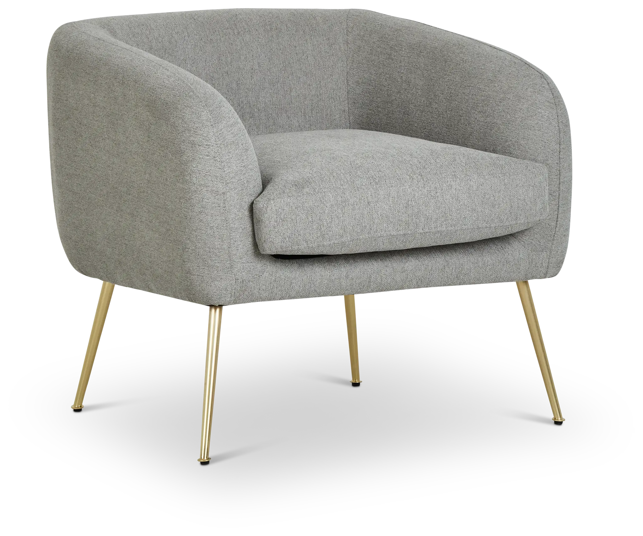 Aubrey Light Gray Fabric Accent Chair Aubrey Light Gray Fabric Accent Chair
