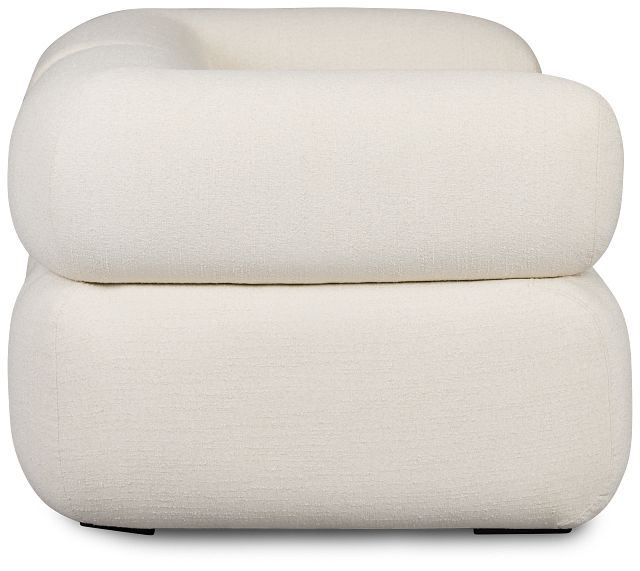 Celeste Light Beige Fabric 2-piece Modular Sofa
