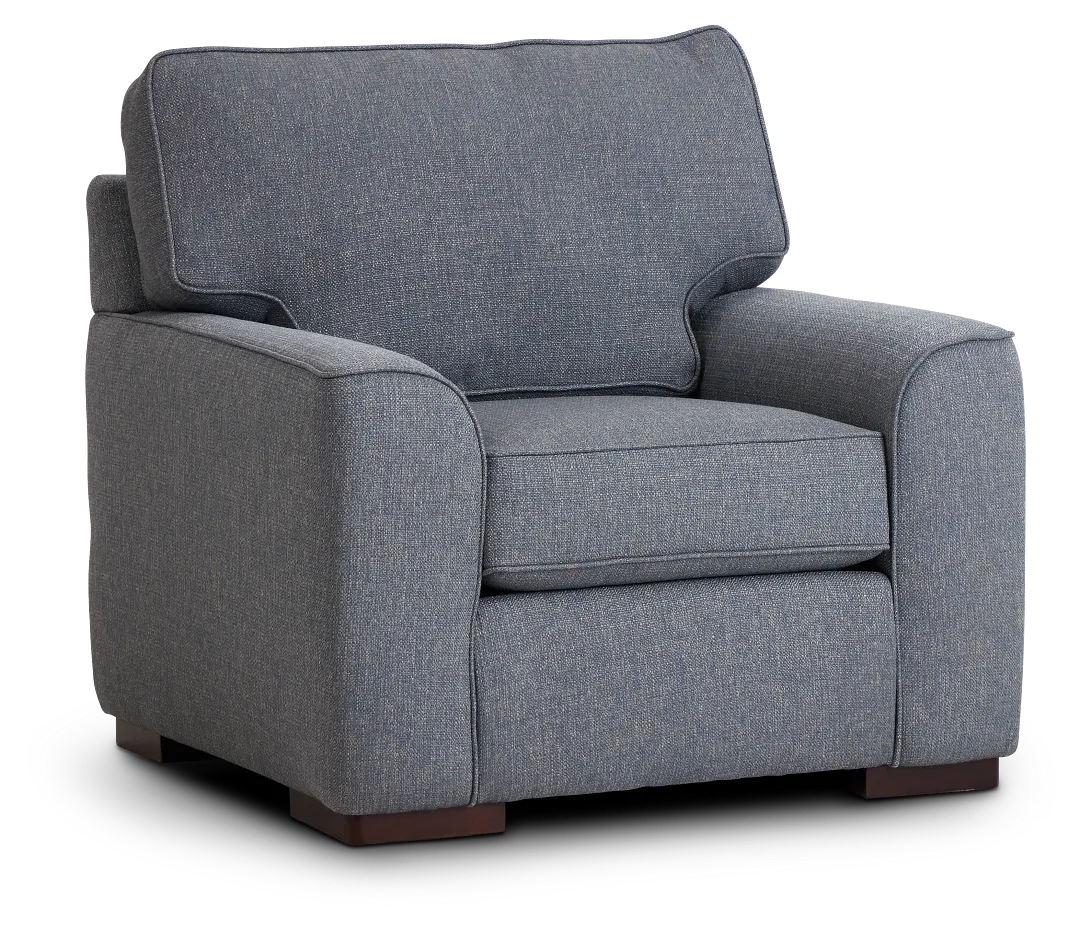 Austin Blue Fabric Chair