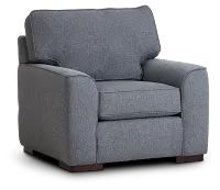 Austin Blue Fabric Chair