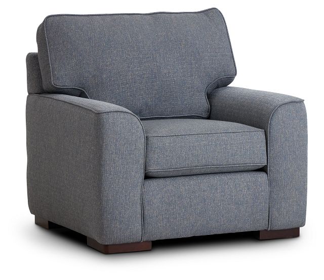 Austin Blue Fabric Chair