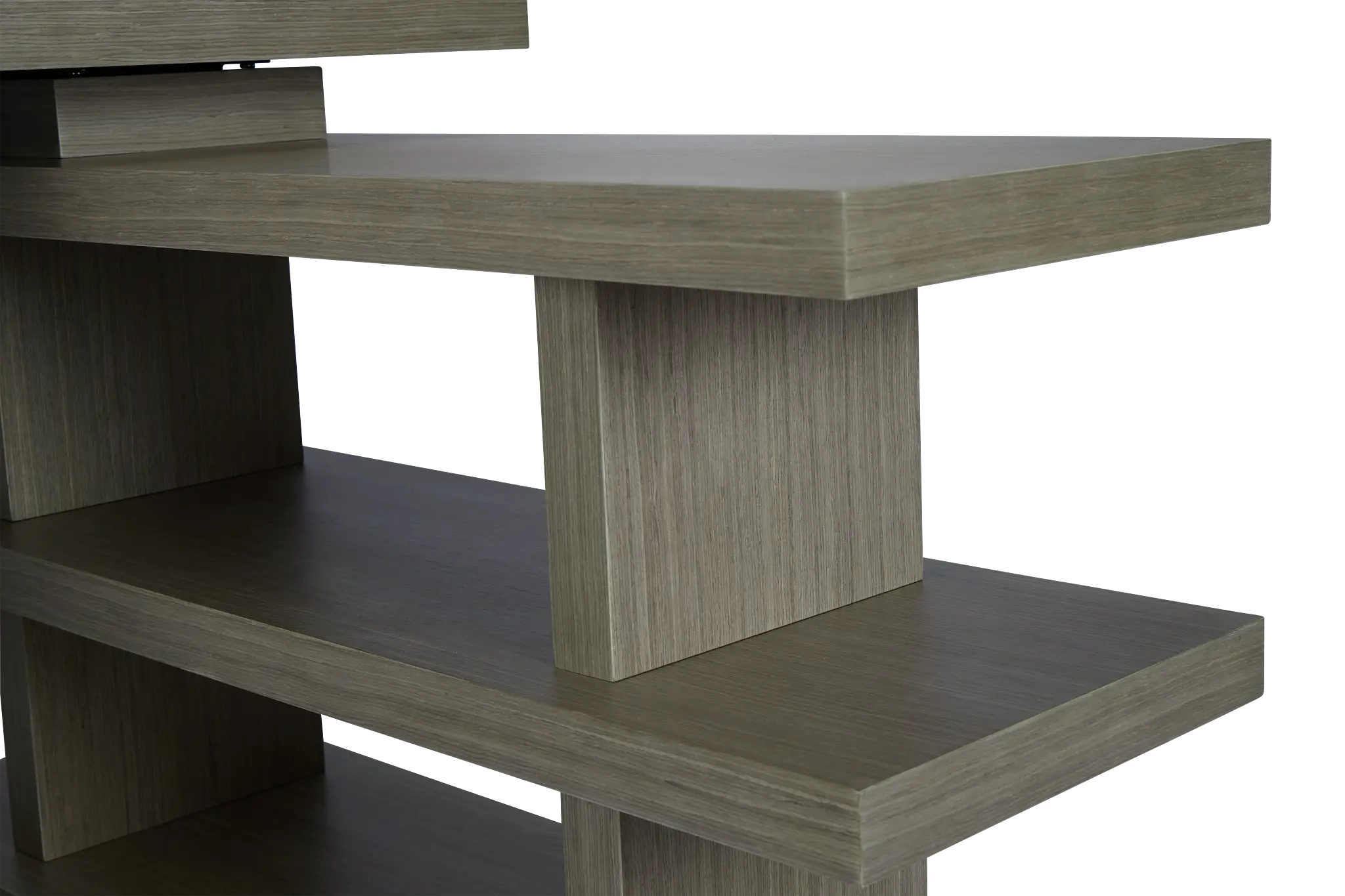 Olympia Gray Wood L Desk Olympia Gray Wood L Desk