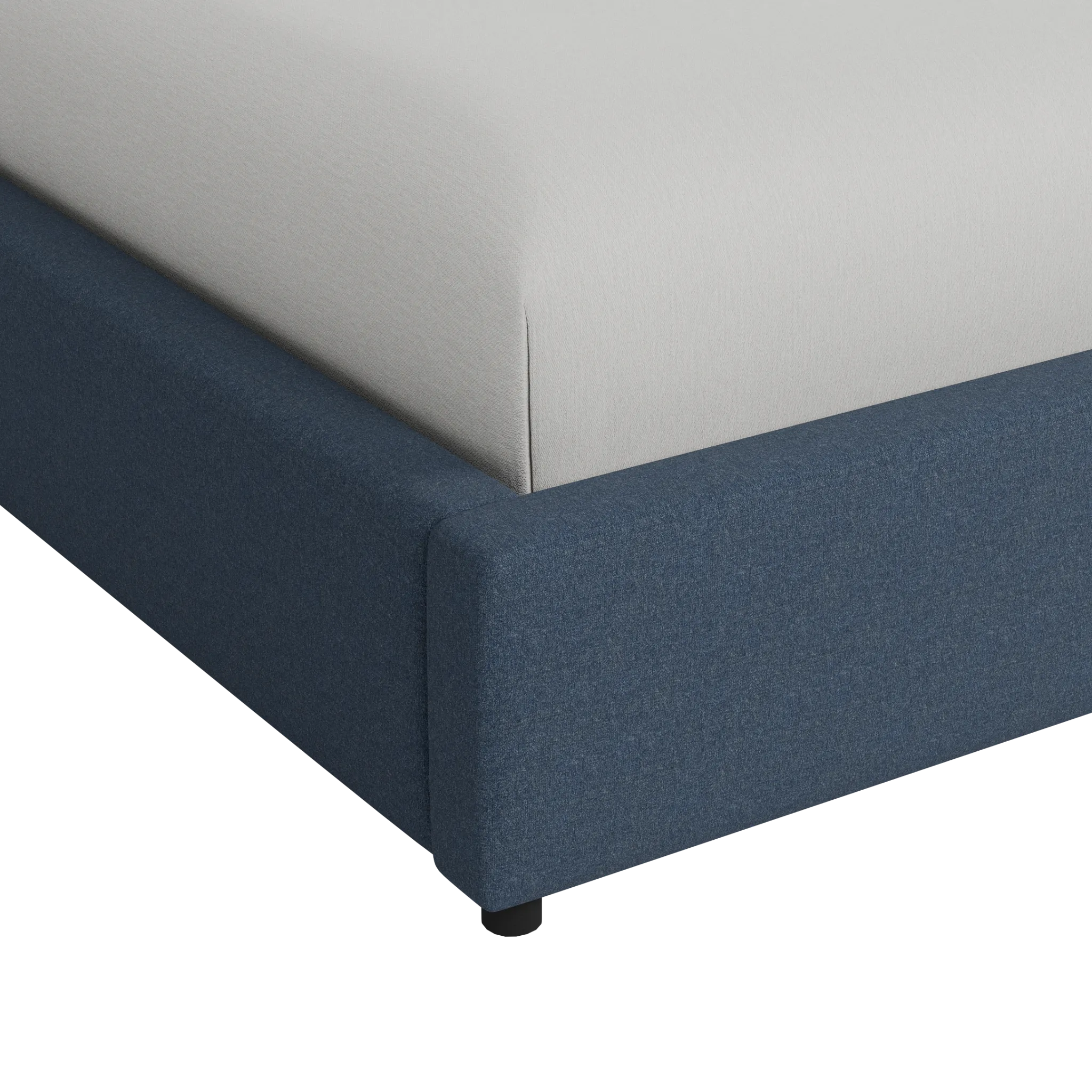 Grayton Maguire Blue 54" Upholstered Platform Bed