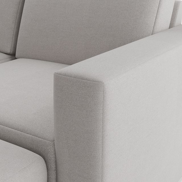 Citymod Light Gray Fabric 8-piece Pit Sectional