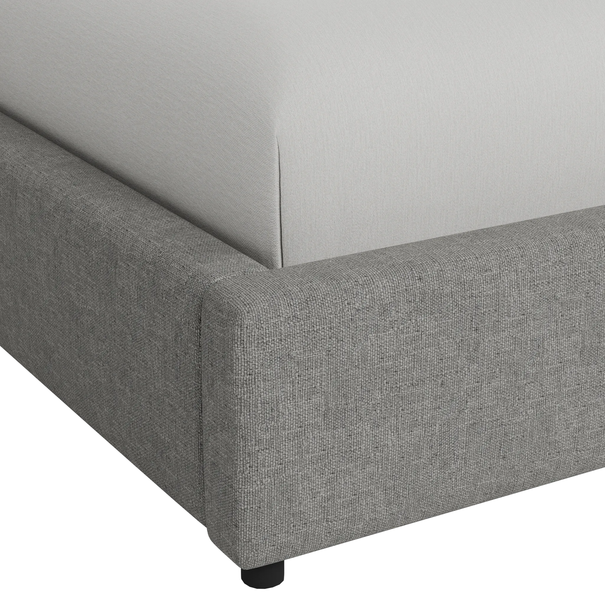 Grayton Linen 44" Upholstered Platform Bed