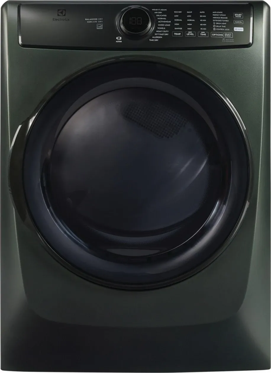 Electrolux 7738 Series Green Front Load Gas Dryer