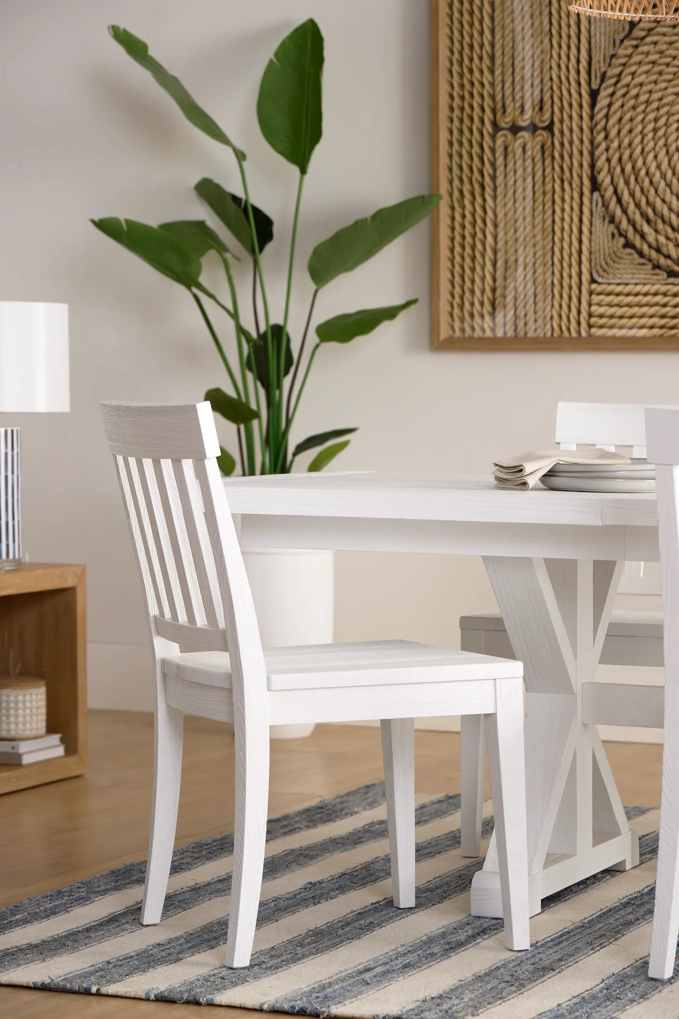 Nantucket White Pine Wood Side Chair