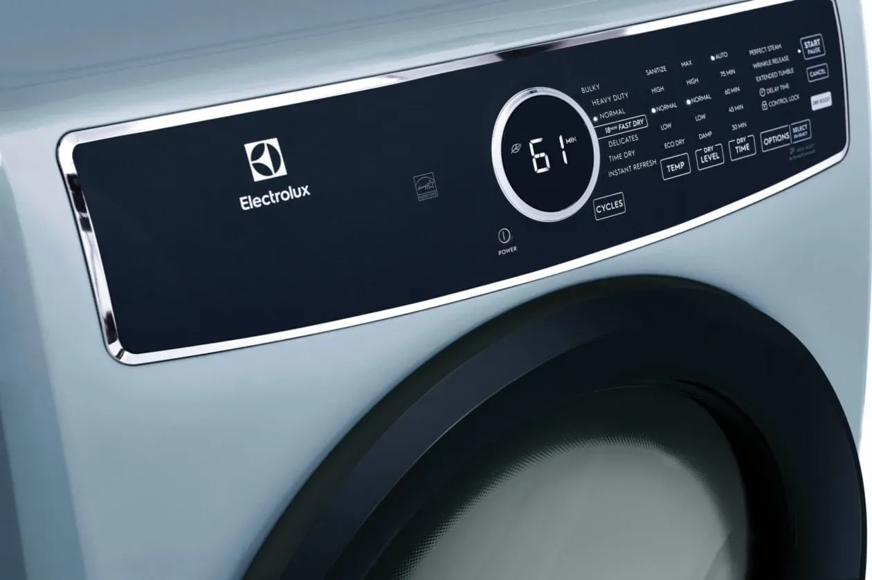 Electrolux 7437 Series Blue Front Load Gas Dryer