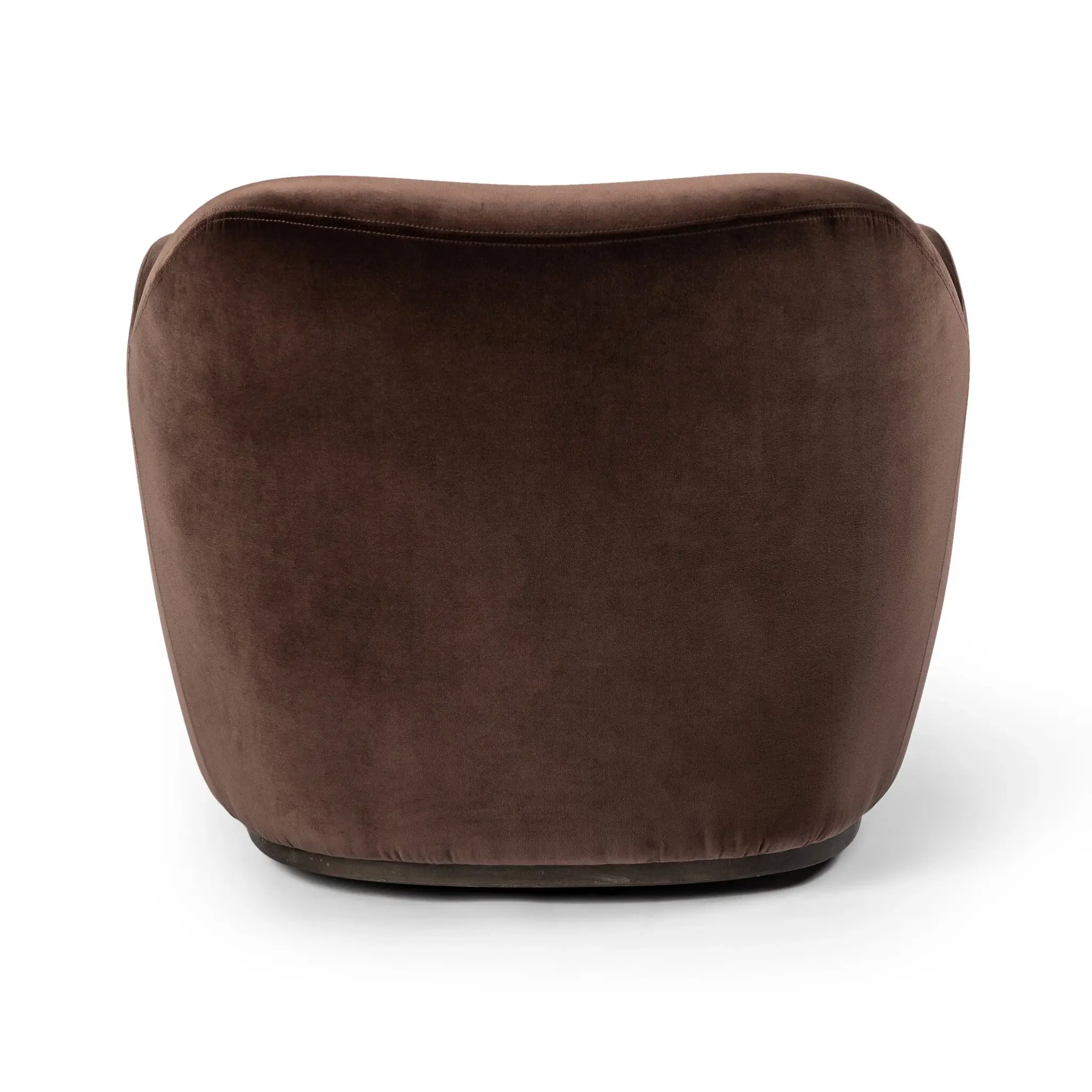 Four Hands Margota Brown Velvet Swivel Accent Chair Four Hands Margota Brown Velvet Swivel Accent Chair