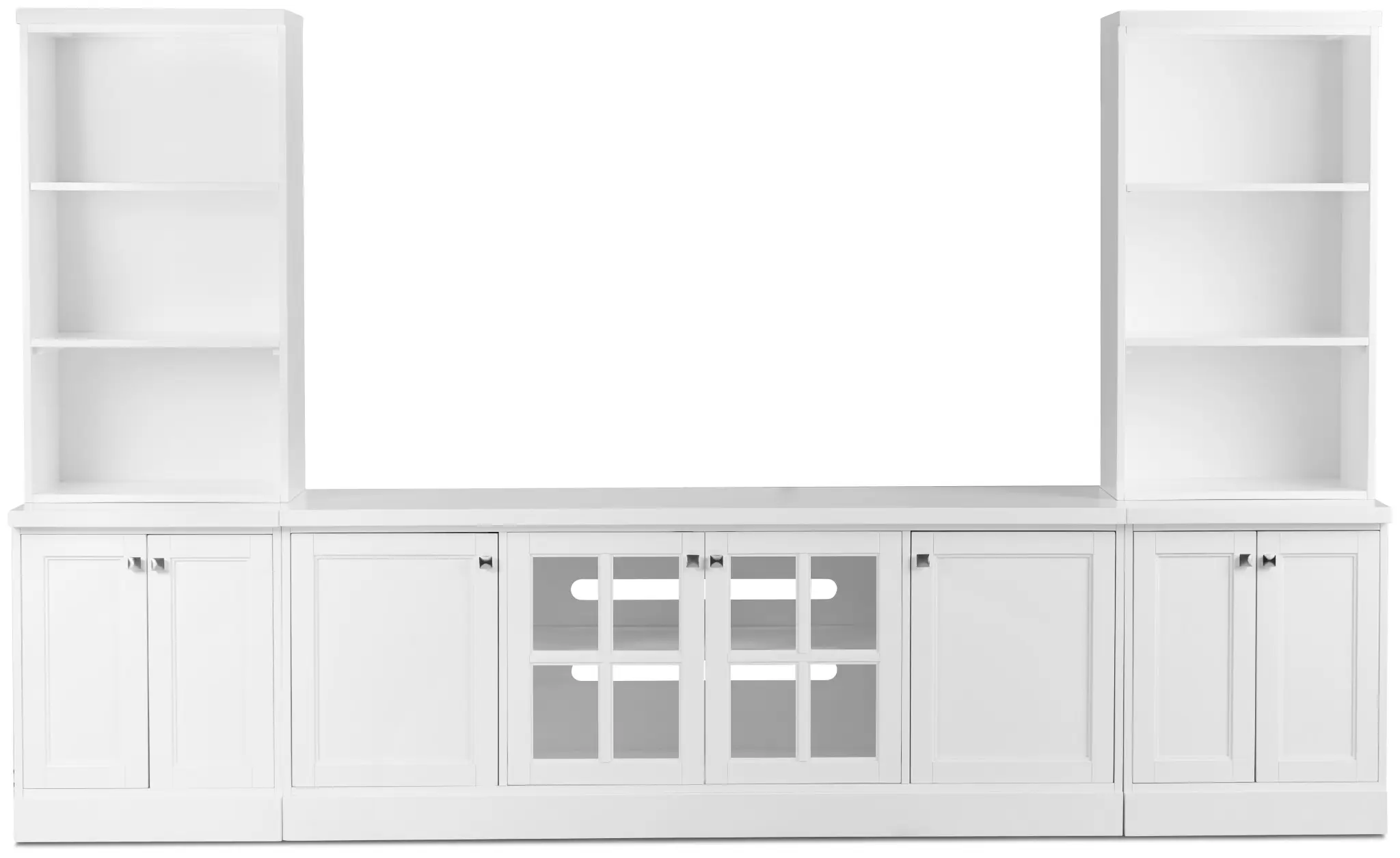 Newport White Medium Entertainment Wall Newport White Medium Entertainment Wall