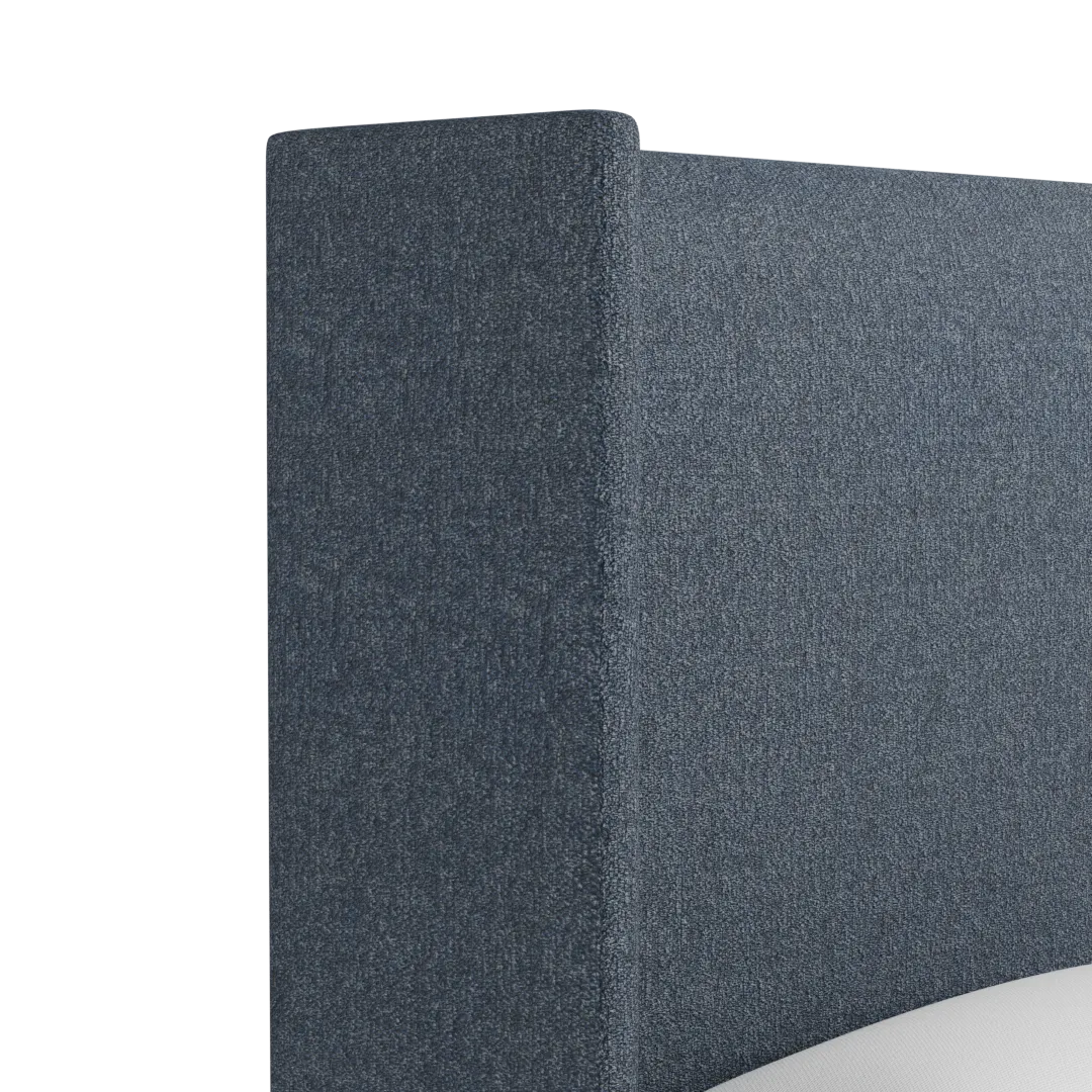 Captiva Maguire Blue 60" Upholstered Shelter Bed