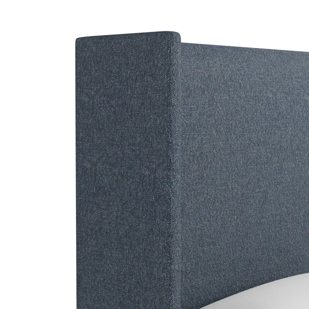 Captiva Maguire Blue 60" Upholstered Shelter Bed Captiva Maguire Blue 60" Upholstered Shelter Bed