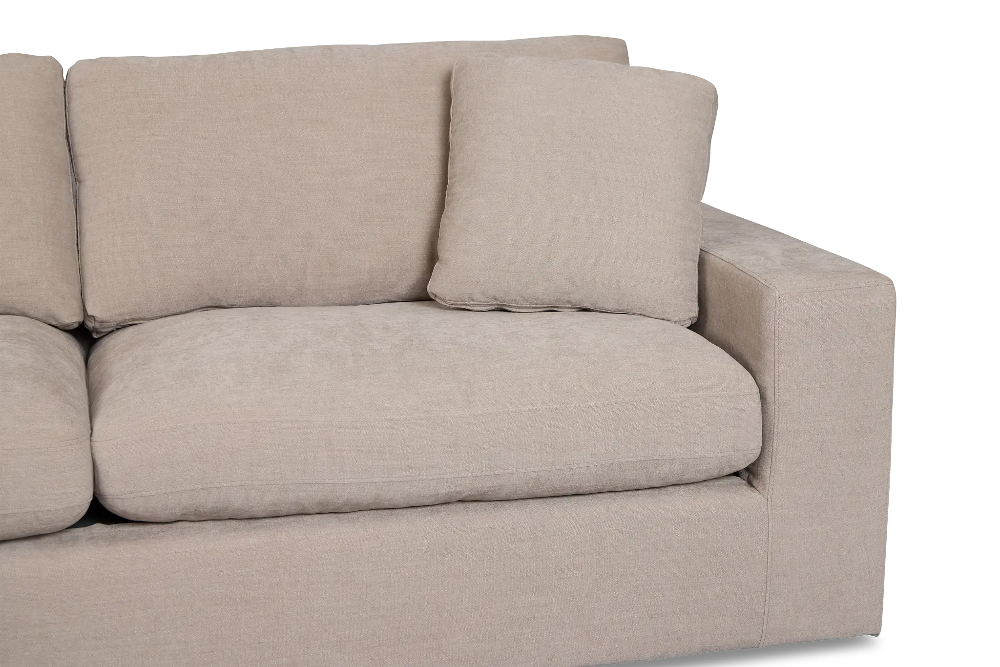 Breeze Taupe Fabric Sofa Breeze Taupe Fabric Sofa