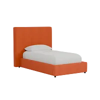Grayton Joya Orange 54" Upholstered Platform Bed