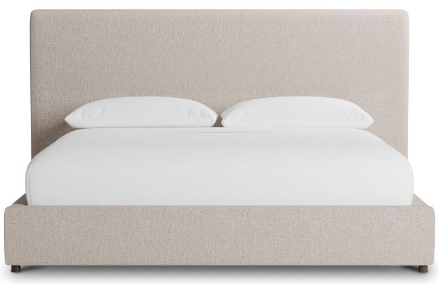 Grayton Elite Taupe 54" Upholstered Platform Bed