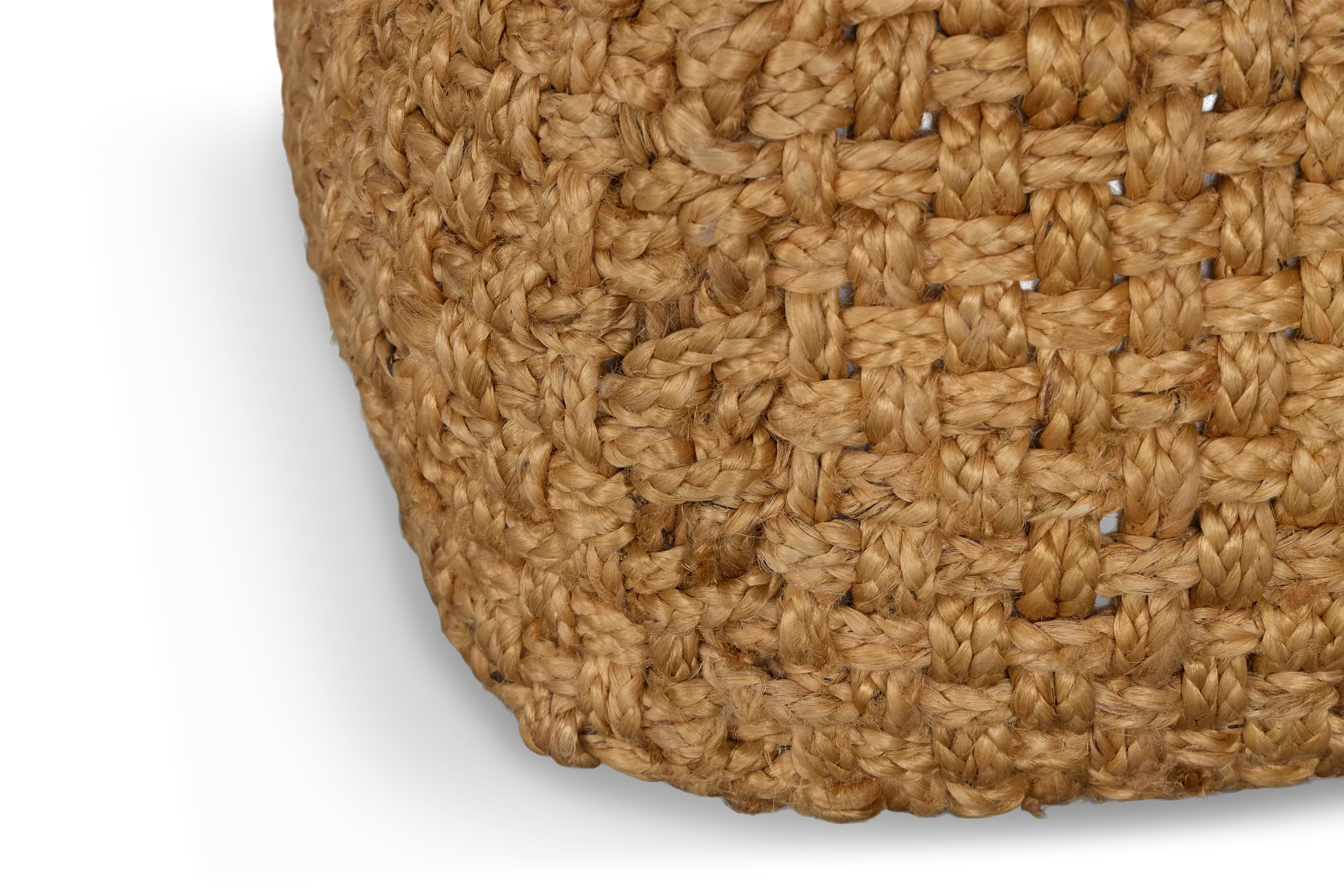 Hari Light Brown Square Accent Pouf