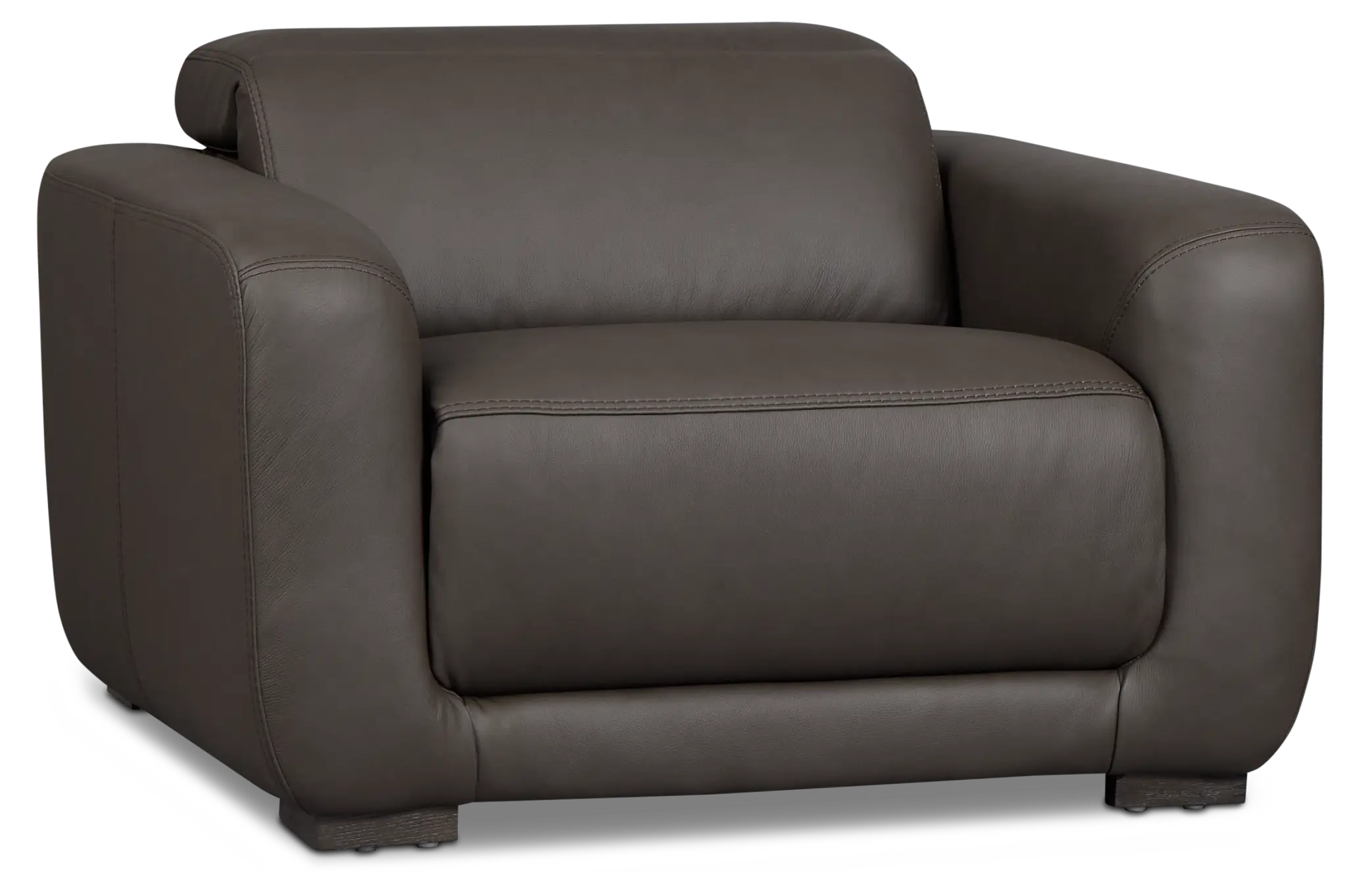 Kieran Dark Brown Lthr/vinyl Power Recliner With Power Headrest Kieran Dark Brown Lthr/vinyl Power Recliner With Power Headrest