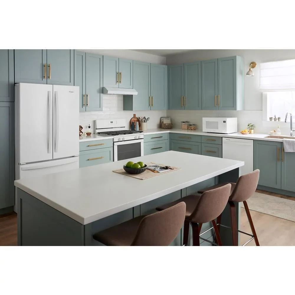 Whirlpool 320 Series White Gas Range