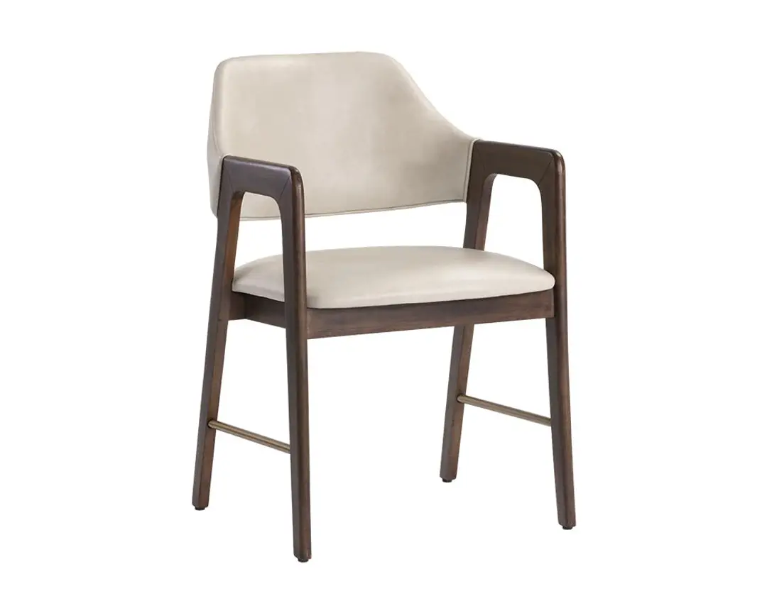 Shelli Light Beige Upholstered Arm Chair Shelli Light Beige Upholstered Arm Chair