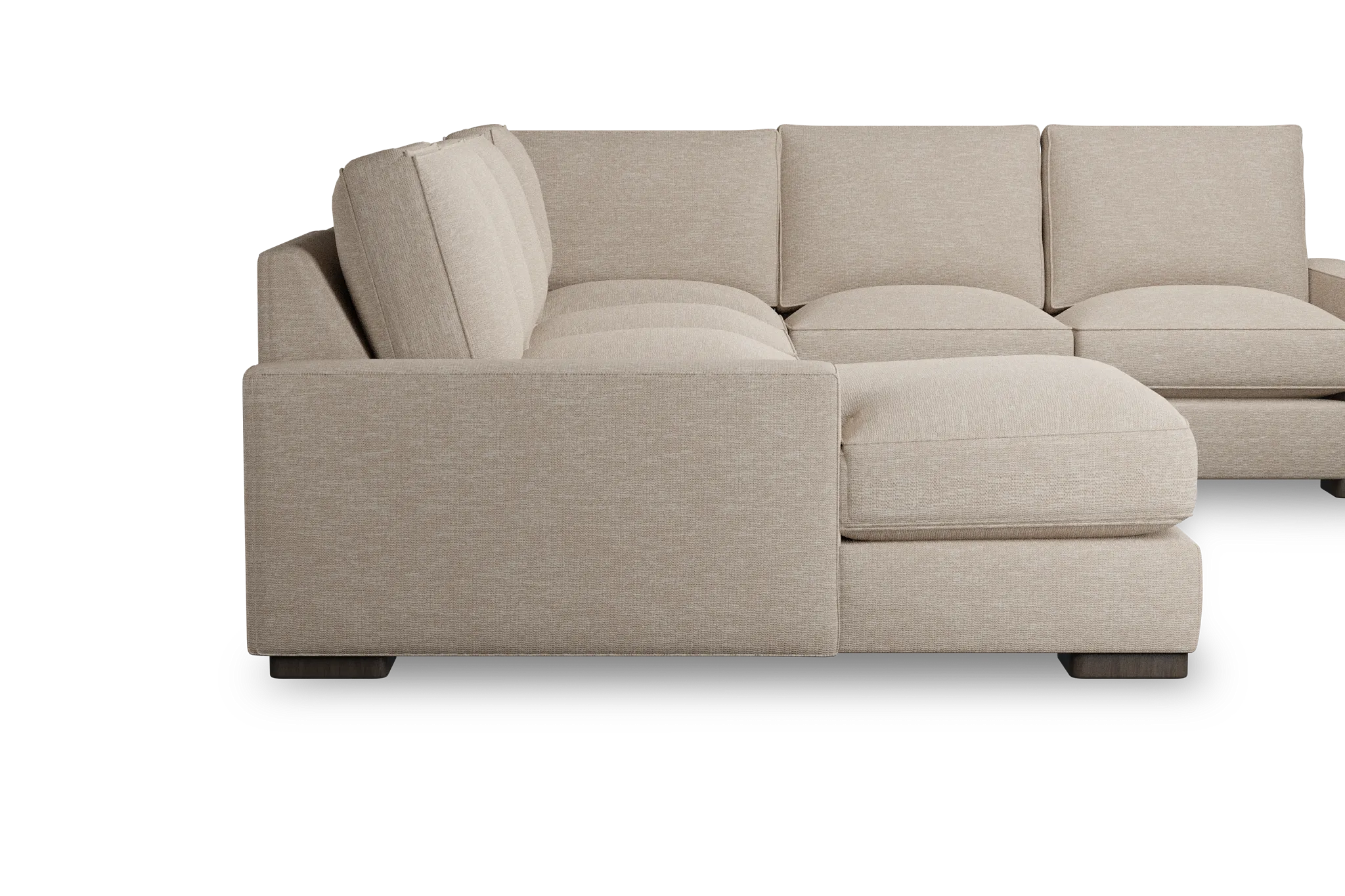 Edgewater Victory Taupe Medium Left Chaise Sectional