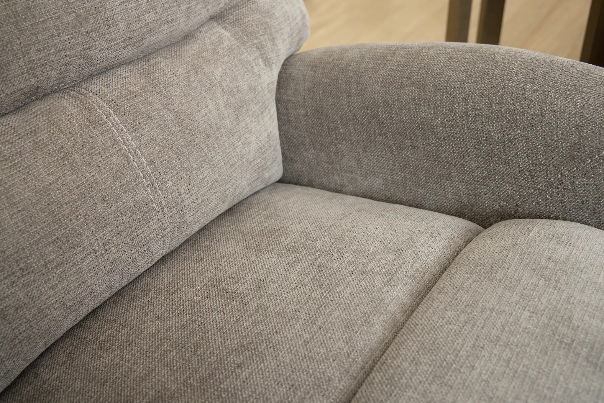 Travis Gray Fabric Power Recliner