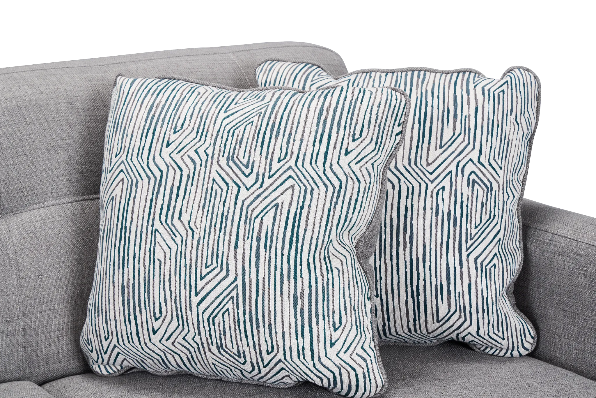 Raya Light Gray Fabric Sofa