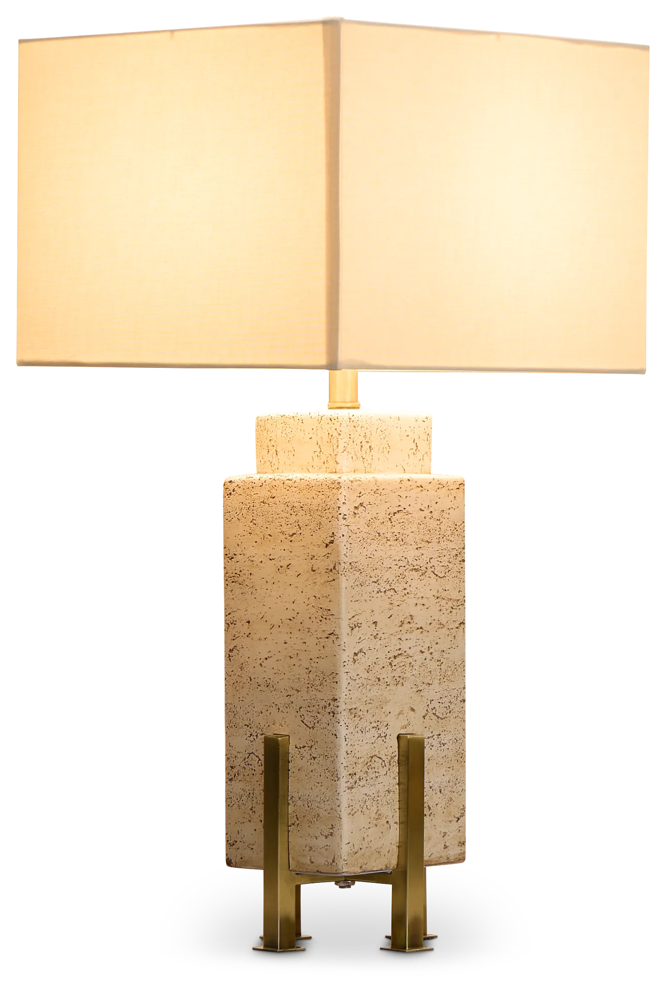 Iris Light Brown Table Lamp